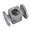 Sight glass device Series: 880 Type: 3880 Cast iron/Soda lime Driptube PN16 Flange DN50